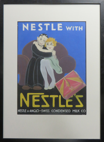 Painting - poster, Gude, Gilda, 'Nestle with Nestle's' 1935, by Gilda Gude, c1935