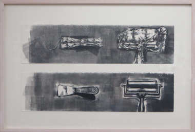 Printmaking - Monoprint, 'Provisions for the Journey: Tools of the Trade' by Dianne Jacono, 2002