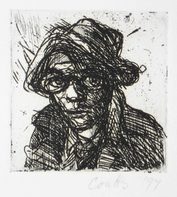 Printmaking - Etching, 'As a Detective' by Maryanne Coutts, 1997