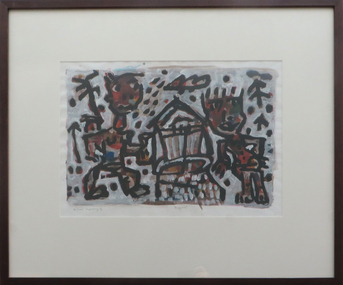 Gouache on paper, David Larwill, 'Diggers' by David Larwill, 2003