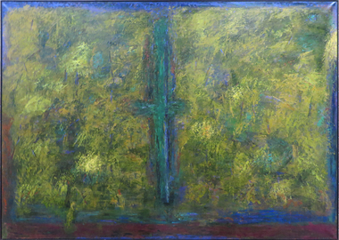 Painting, Wright, Doug, 'Wattle Ridge' by Doug Wright, 2003
