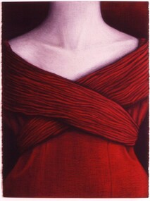 Drawing, Klein, Deborah, 'Red Gown' by Deborah Klein, 2003