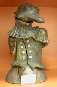 Ceramic - Raku, 'Ishna' by Maggie Barnes-Oakes, 2002