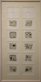 Work on paper - Printmaking - Screenprint, Allan Mann, 'Charts and Ciphers' by Allan Mann, 1994, 1994
