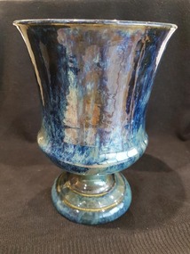 Ceramic, Popplewell, Marion, [Blue Urn] by Marion Popplewell, 1960