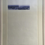 blue printed area with embossed birds on the white paper