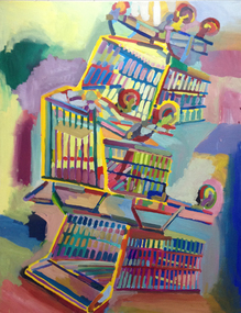 Painting - Acrylic on Canvas, et al, "...Giver of Breath and Bread" by Scott Pearce, 2004