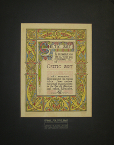 Hand painted celtic design