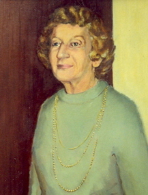 Oil on canvas, Bennett, Margaret, 'Portrait of Monica' by Margaret Bennett