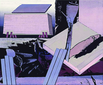Printmaking - Screenprint, Senbergs, Jan, 'Love the Stage' by Jan Senbergs, 1970