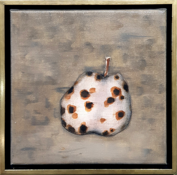 Painting of an apple