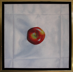 Painting of an apple