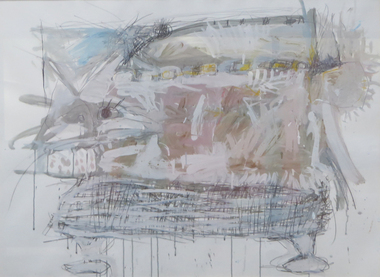 Acrylic on paper, [Abstract Painting]