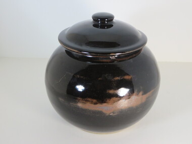Artwork - Ceramic, Kealy, Ruth, 'Tenmoku Jar' by Ruth Kealy, 1994