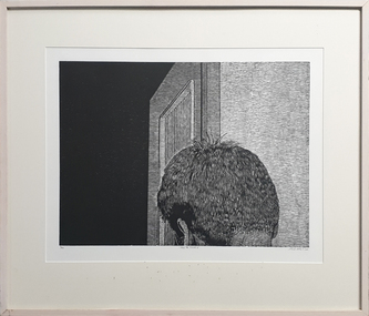 Work on paper - Printmaking - Woodcut, Kobal, Mark, 'Face the Future II' by Mark Kobal, 2005