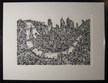 Printmaking - lithograph, Senbergs, Jan, 'Melbourne' by Jan Senbergs, 2006