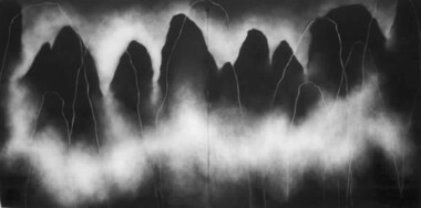 Drawing - Charcoal on paper, Stratford, Noella, 'Memoriam' by Noela Stratford, 2003