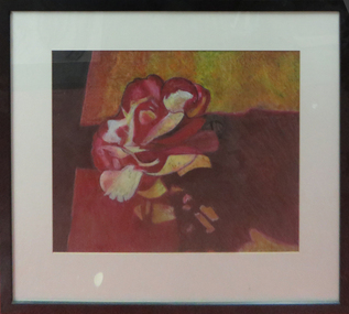 Drawing - Artwork - Drawing, Johns, Joan, 'Fractured Rose' by Joan Jones, c2005