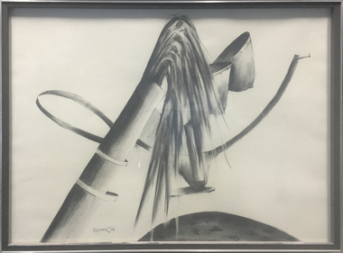 Drawing - Charcoal, [Untitled] by Stuart Black, 1972