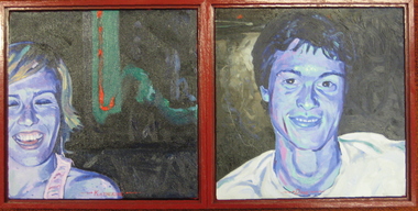 Painting, 'Scarlette Bar Mates' by Duncan Lannan, 2004