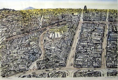 Artwork, Senbergs, Jan, 'Central Ballarat' by Jan Senbergs, 2008