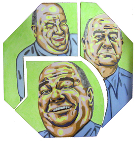 Painting, 'Vice Chancellor David Battersby' by David McMaster, 2008