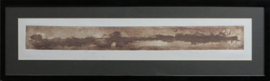 Work on paper - Collograph, 1) 'The Trees' .2) 'Them Paddocks' by Nadine Sherer, 1999