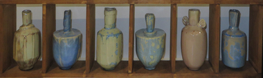 Ceramic, Asker, Coralee, 'Bottle Collection (boxed)' by Corolee Asker, 2000