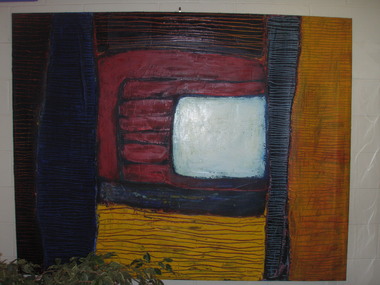 Oil on Canvas, 'Fred's Window' by Kelly McNiece, 2000