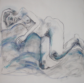 Drawing - Artwork, [Reclining Nude]