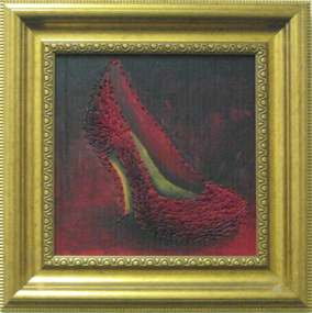 Acrylic, string and cardboard, Royal Shoe, 2003
