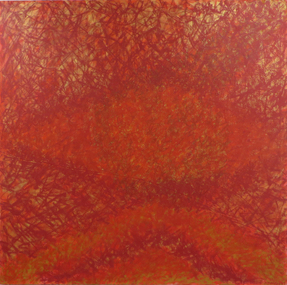 Oil and oil pastel on canvas, Maria Araugo, 'Resistance' by Maria Araugo
