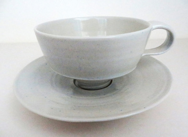 Artwork-Ceramics, Holgate, Annemarie, [Cup & Saucer] by Annemarie Holgate, 1990