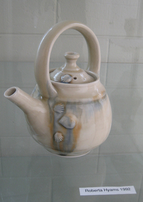 Ceramics, Hyams, Robert, [Lidded Teapot with Shells] by Robert Hyams, 1992
