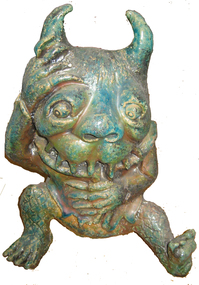 ceramic - raku, [mythical creature]