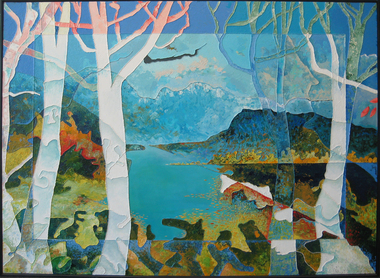 Painting - Artwork, Reinhard Gromm, [Landscape], c1996