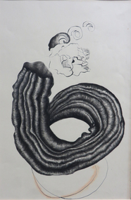 Drawing - Charcoal on paper, R????., Cal???, [Swirl]