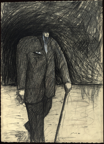 Drawing - Artwork, Marcus Wills, 'Winston' by Marcus Wills, 1989
