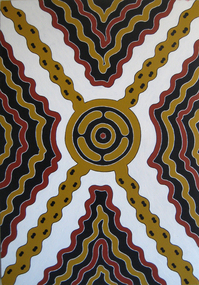 Painting - Acrylic on Board, Stuart Harradine (Wudja Waran), 'Tandurrum Jukuprrpa' by Stuart Harradine (Wudja Waran)