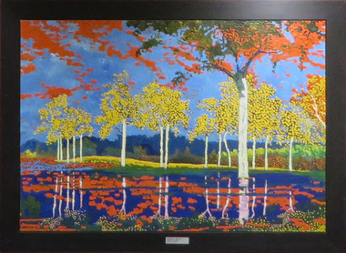 Painting - Artwork - Painting, Reinhard Gromm, Wattle, c1996
