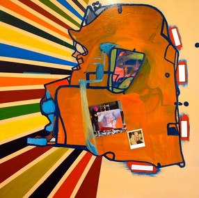 Painting - Artwork, 'Looking for God in Abstract Art 2' by Gareth Sansom, 2010