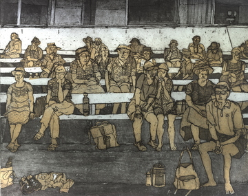 Printmaking, Davidson, Barbara, 'Grandstand' by Barbara Davidson, 2010