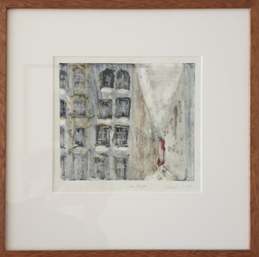 Work on paper - Monoprint, Dennis, Alice, 'Enigmatic Cityscape' by Alice Dennis, 2010