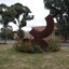 Metal sculpture located at Federation University, Ballarat