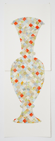 Artwork, other - Handcut & Collaged maps on paper, 'Survey Vessel I' by Carole Wilson, 2008