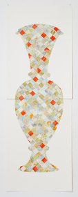 Artwork, other - Handcut & Collaged maps on paper, 'Survey Vessel I' by Carole Wilson, 2008