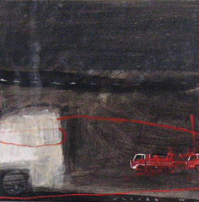 Painting - Artwork, Black Day, 2012