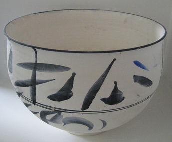 Ceramic, White, Kevin, [Bowl] by Kevin White