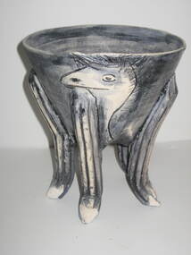 Ceramic, [Emu], [Five Legged Vessel]