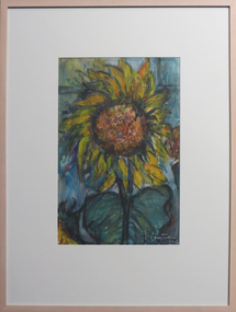 Painting, Isabel Huntington, 'Sunflower' by Isabel Huntington, c1956